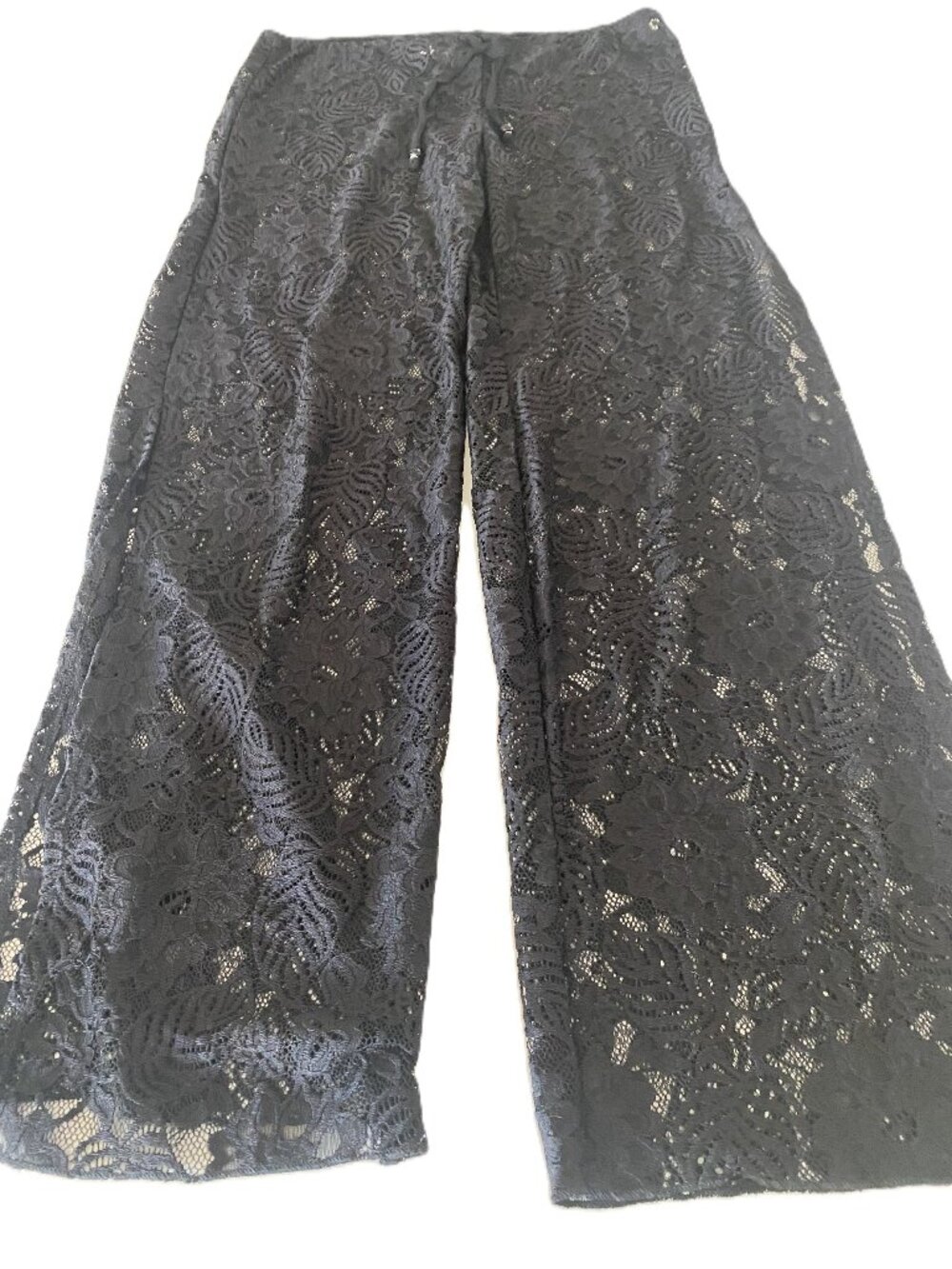 NWT Becca by Rebecca Virtue Black "Poetic" Split Leg Cover Up Pants